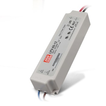 Outdoor Power Supply 60W for Led Strip 12V Meanwell LPV-60-12