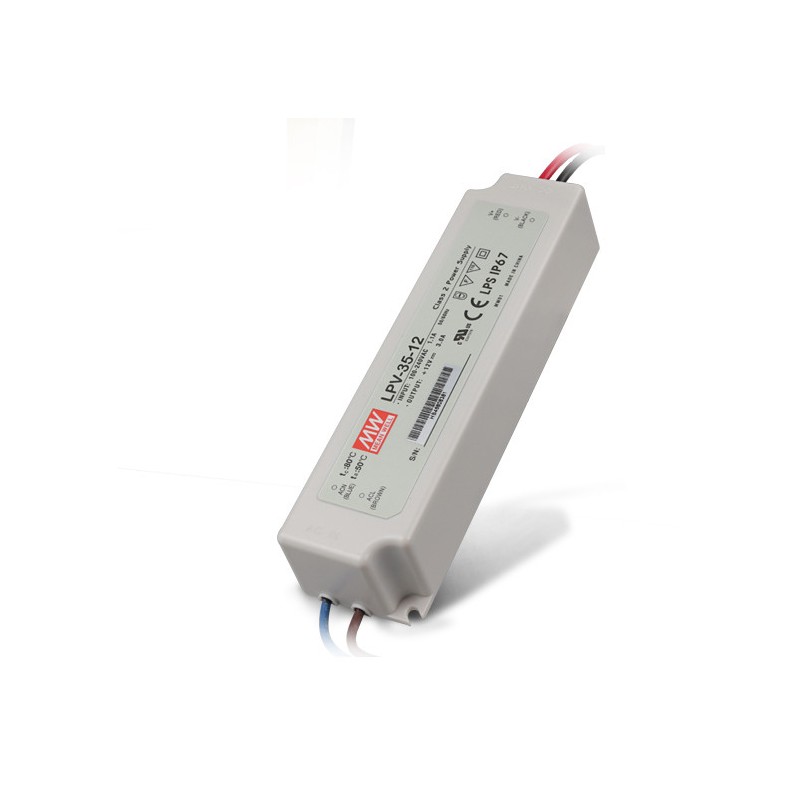 Outdoor Power Supply 35W for 12V Led Strip Meanwell LPV-35-12