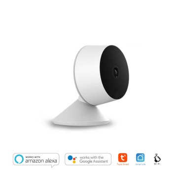 Telecamera HD Fisso Mini – Smart WiFi compatibile con Alexa, Google e