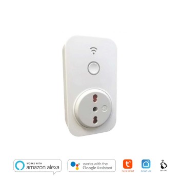 Presa Italiana 16A Lettura Consumo Smart WiFi compatibile con Alexa