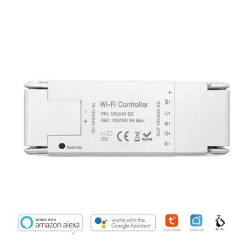 Ricevitore WiFi Universale per Strisce Led 12V 24V 8A en