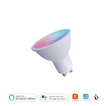 Faretto Led GU10 4W 300lm RGB+CCT – Smart WiFi compatibile con