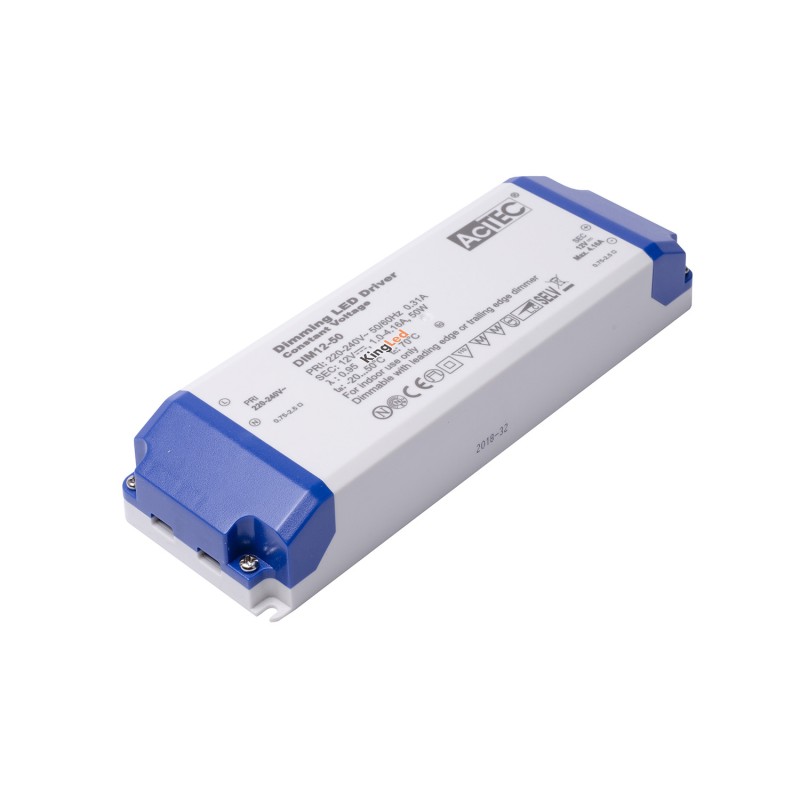 Alimentatore Actec 50W 12V DIM12-50 - Dimmerabile Taglio di Alimentatore Actec 50W 12V DIM12-50 - Dimmerabile Taglio di