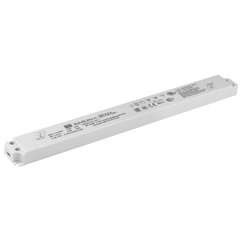 ALIMENTATORE MEANWELL SUPERSLIM 50W PER STRIP LED 24V 110-305V