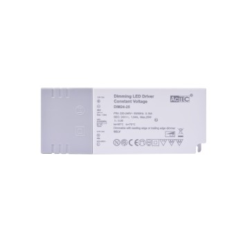 Actec Power Supply 25W 24V DIM24-25 - Phase Cut Dimmer