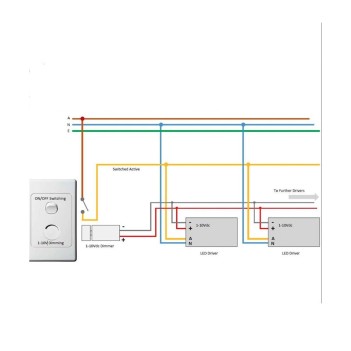 ACTEC MINI DIMMER ROTELLA 1-10V 40mA Passivo D1-10 su