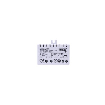 Alimentatore Actec Mini 6W 24V - Mini24V/6W su KingLed