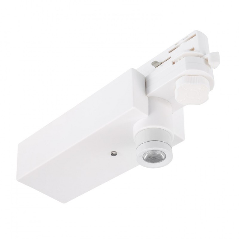 Luce di Emergenza 2W per Binario Trifase Bianco Luce di Emergenza 2W per Binario Trifase Bianco