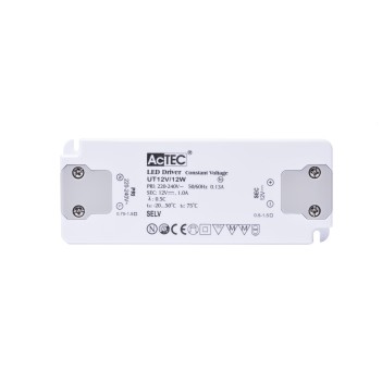 Alimentatore Actec UT 12W 12V - Ultra Fino Per Mobili
