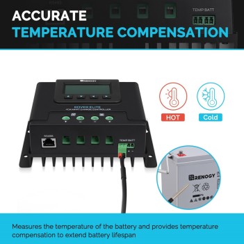 RENOGY ROVER ELITE 40A CONTROLLER DI CARICA SOLARE A MPPT