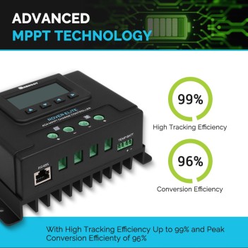 RENOGY ROVER ELITE 40A CONTROLLER DI CARICA SOLARE A MPPT