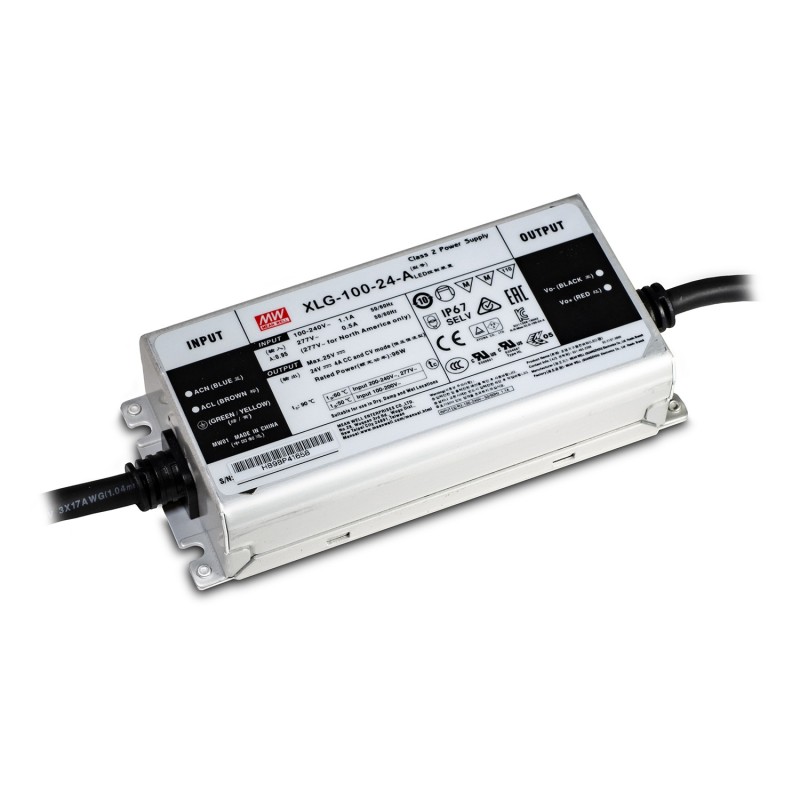 Alimentatore MeanWell 100W 24V IP67 XLG-100-24A Alimentatore MeanWell 100W 24V IP67 XLG-100-24A
