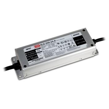 Alimentatore MeanWell 200W 24V IP67 XLG-200-24A su KingLed