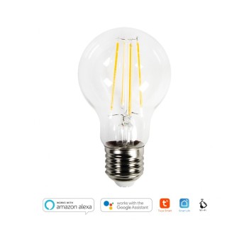 KiWi Lampadina Led Smart WiFi A60 Filamento E27 7W 800lm