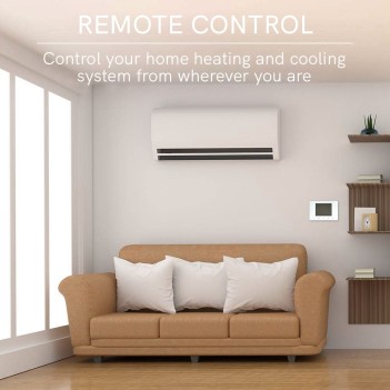 Homcloud Cronotermostato Digitale Wi-Fi con Ricevitore RF