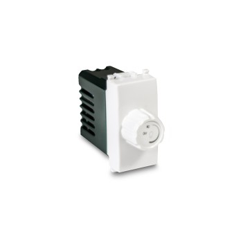 Interruttore Dimmer Modulo T2 Bianco /Nero/Alluminio Compatibile Vimar Plana en