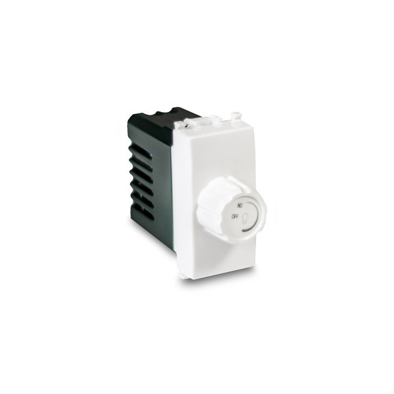 Interruttore Dimmer Modulo T2 Bianco /Nero/Alluminio Compatibile