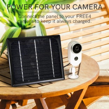 KiWi Solar Panel with Micro USB for FREE4 Camera and SNAP 11S