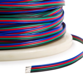 RGB cable diameter 4x0.32mm2 Skein 100mt