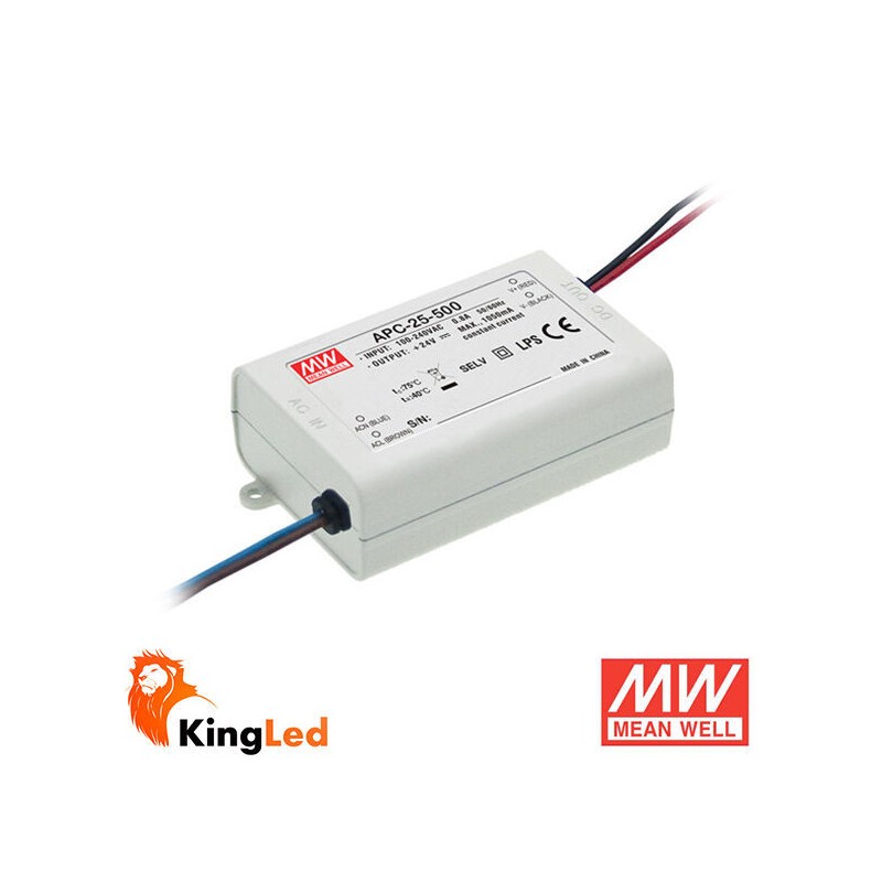 Alimentatore Led Meanwell APC-25-350 25W Corrente Costante Alimentatore Led Meanwell APC-25-350 25W Corrente Costante