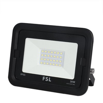 Outdoor Led Floodlight 30W 2400 Lumen IP65 - FSL Black