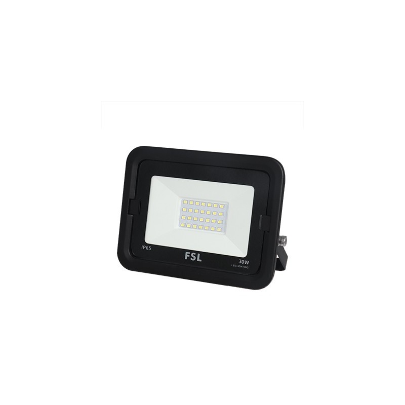 Outdoor Led Floodlight 30W 2400 Lumen IP65 - FSL Black