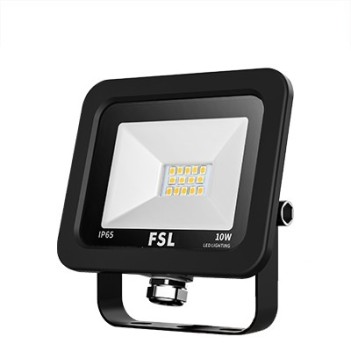 Outdoor Led Floodlight 10W 800 Lumen IP65 - FSL Black