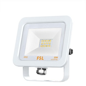 Faro Proiettore Led per Esterno 10W 800 Lumen IP65 - FSL Bianco