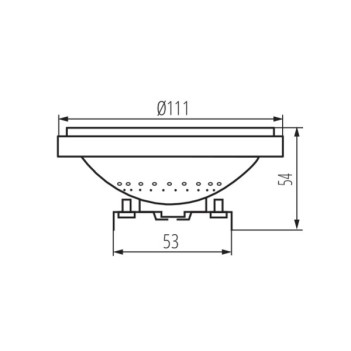 Kanlux - Lampadina Led AR111 DC 12V 11W 900lm Bianco en