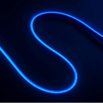 Neon Led Flessibile 10mt 100W Luce Blu 24V IP65 - Tagliabile -