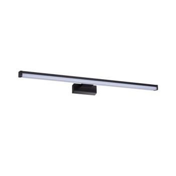 Lampada da Parete 12W 850lm 230V IP44 - ASTEN 60cm Nero su