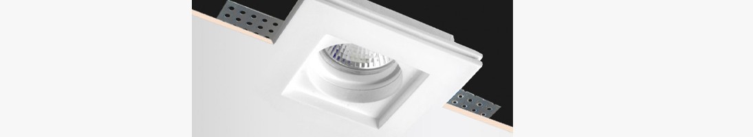 Plaster Spotlight Holder